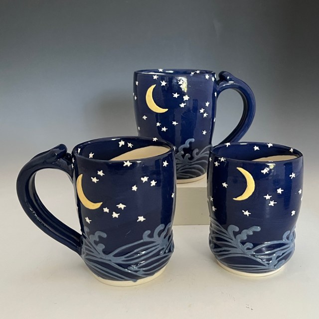 Star and Moon Mugs